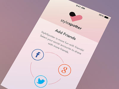 StyleSpotter Connect Social Accounts