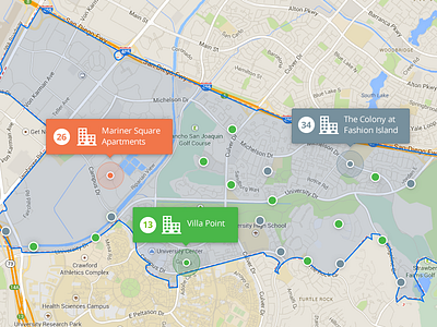 Map for rental properties building map pin real estate rent rental