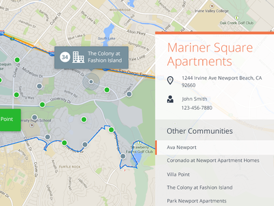 Map for rental properties apartment leads map pin real estate rent rental