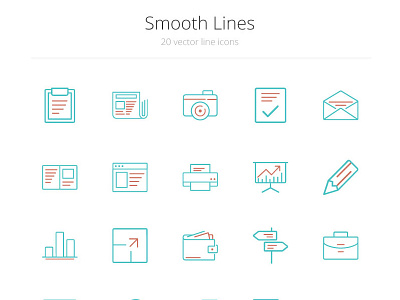 Smooth Lines Icons