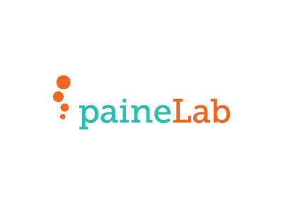 Painelab Logo Final bubble creative green idea lab logo orange