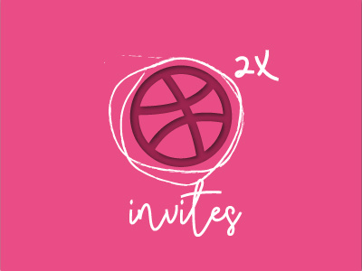 2x Dribbble Invites 2x design dribbble invitation invite welcom