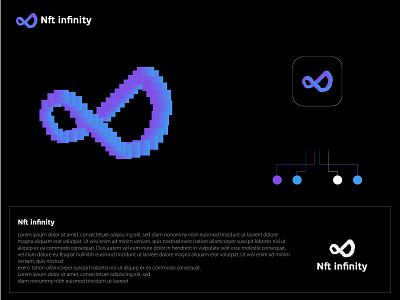 Nft infinity logo branding logo logo design nft infinity