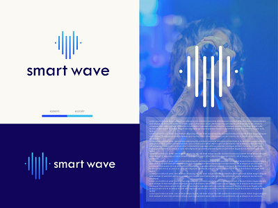 Smart wave logo design