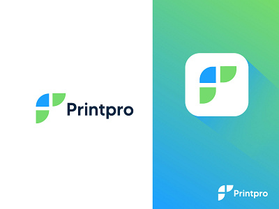 Printpro logo design brand identity branding brandmark custom logo custom logo design logo logo design logo designer