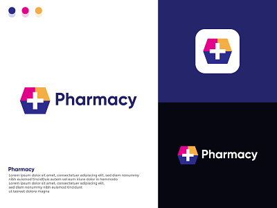Pharmacy logo design brand identity branding brandmark custom logo custom logo design design logo logo design