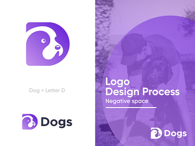 Dogs logo design abstract brand identity branding brandmark creative custom logo custom logo design dalmatian dog dogs logo logo design negative space pet playful puppy simple