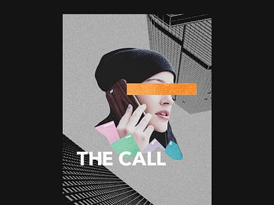 The Call design human illustration layers person series