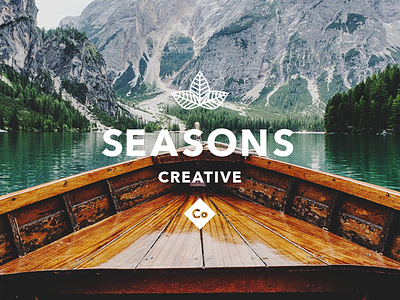 Seasons Creative Co. branding design identity logo logo design mark minimalism nature type typography