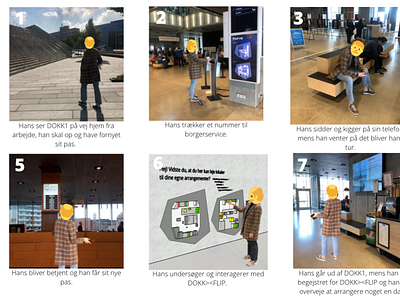 DOKK><FLIP - storyboard illustration prototype research ui ux visualization