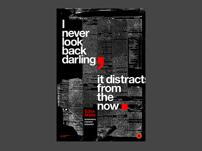 2.11-POSTER 30-Looking back design poster a day poster design typography poster