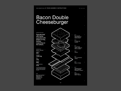 2.24-POSTER 41-Space burgers design food hamburger poster a day poster design typography poster