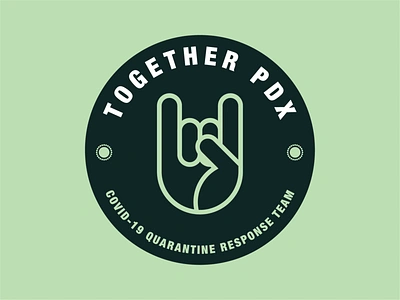 Together PDX illustration logo non profit nonprofit portland portlandia vector