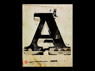 1.27-POSTER #17-The Letter A poster a day poster design typography poster