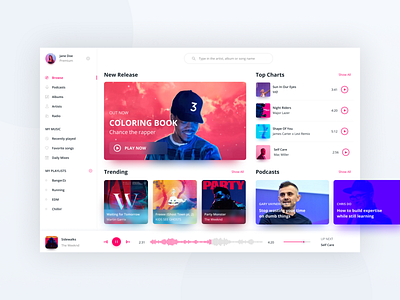 Music Player concept