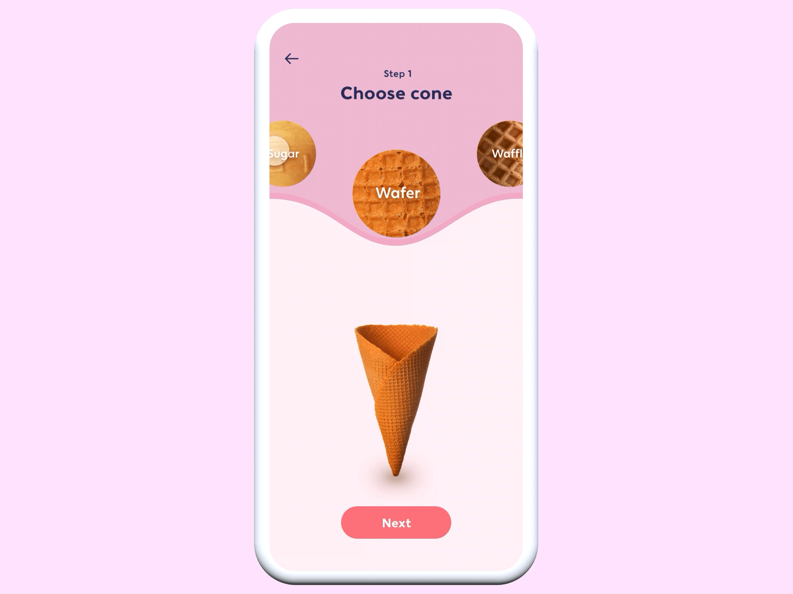 Ice Cream App Animation