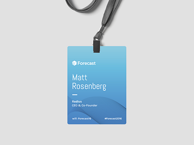 Forecast 2016 Conference Badge