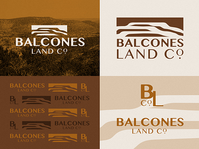 Balcones Land Co. - w.i.p. branding exploration branding graphicdesign hill country identity design illustration landscape logo realty typography