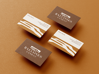 Balcones Land Co. - business cards branding business card bussinesscards collateral design graphicdesign