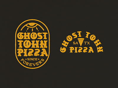 Ghost Town Pizza - Branding