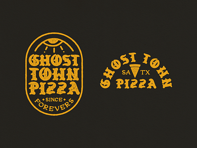 Ghost Town Pizza - Branding