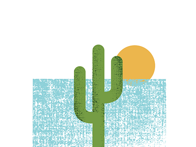 Cactus friend cactus desert graphicdesign illustration minimalism summer