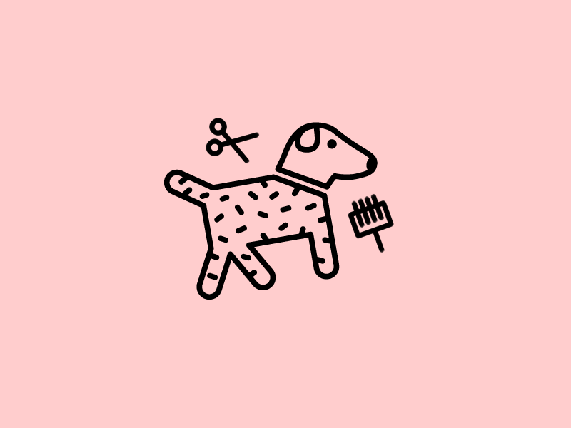 Puppy Grooming by Daniel Hawkins on Dribbble