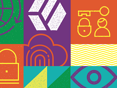 Digital Identity Event Series festival graphicdesign illustration modular wayfinding