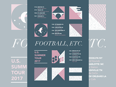 Football, etc. US Summer Tour 2017