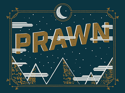 Prawn - Mountain emo graphicdesign illustration merch mountains postrock prawn