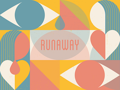 'Runaway' - single art abstractart bodyimage design digitalsingle geometric illustration lgbtq music