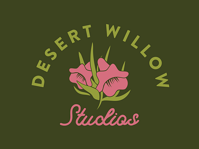 Desert Willow Studios branding graphicdesign illustration logo vector