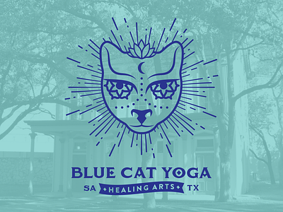 Blue Cat Yoga - Branding