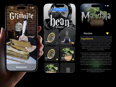 Le Grimoire design engineer ios ios16 iphone magic magie mobile programmation swift swiftui ui