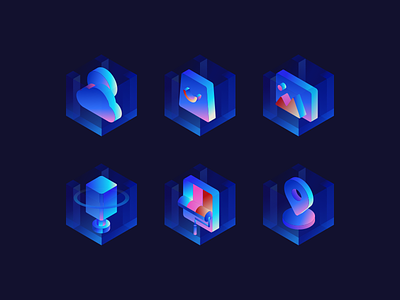 colorful Icons blue color graphics icon illustration ios logo ui ux