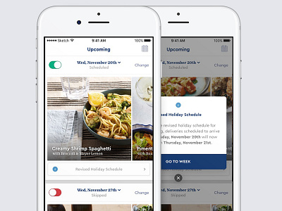 Upcoming Refresh 🍹 apps apron card interface ios iphone light modal ui ux web