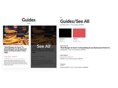 Hungerist web design guide article article design card card design cardview color design guide designguide hungerist mangobaaz sketch app theme zeplin