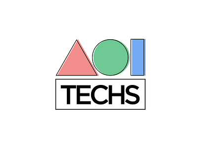 Tech Logo a aoi i letter a logo o tech design tech logo