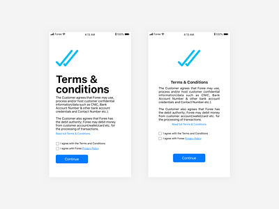 Terms and Conditions blue goverment landing minimalist minimalistic terms terms of service