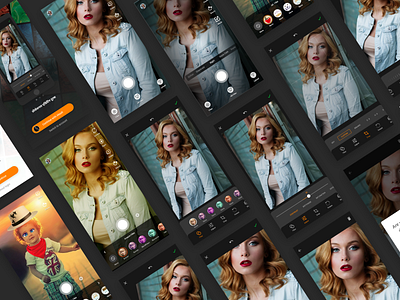 Photo Editing App art design editing photo photography ui ux