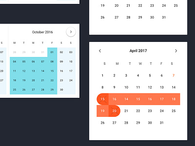 Calendar ui ux