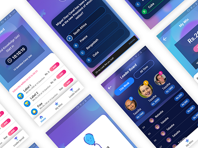 Quiz Game show game game app ui ux