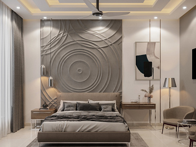 Luxurious Bedroom Design - Art Ardor Design Studio branding graphic design