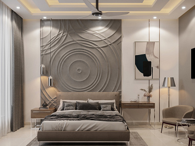 Luxurious Bedroom Design - Art Ardor Design Studio