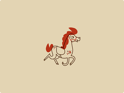 Horse illustration sketch vector