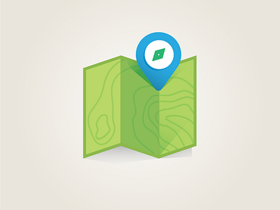 Map Icon V3 icon illustration logo map vector