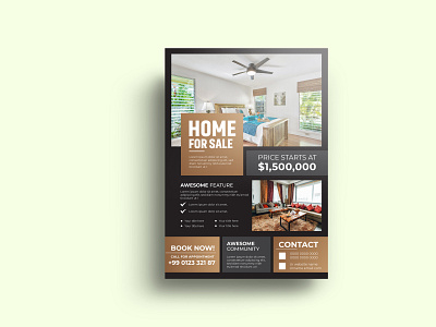 Corporate Real Estate Business Flyer sell