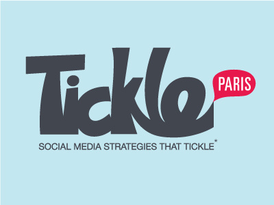 Tickle Paris hand drawn logo paris social media
