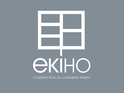 ekiHO branding construction identity logo design maison mono sustainable