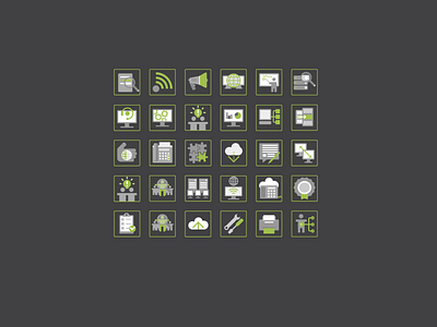 Set of 48px icons